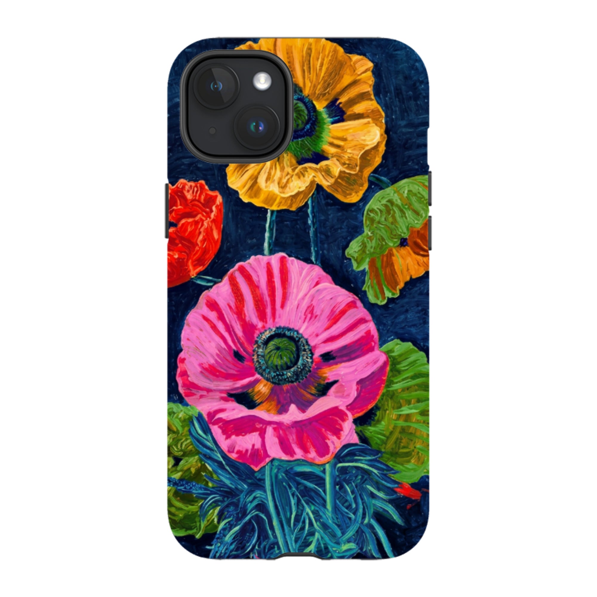 iPhone MagSafe Tough Case - Kisling Poppy Blue