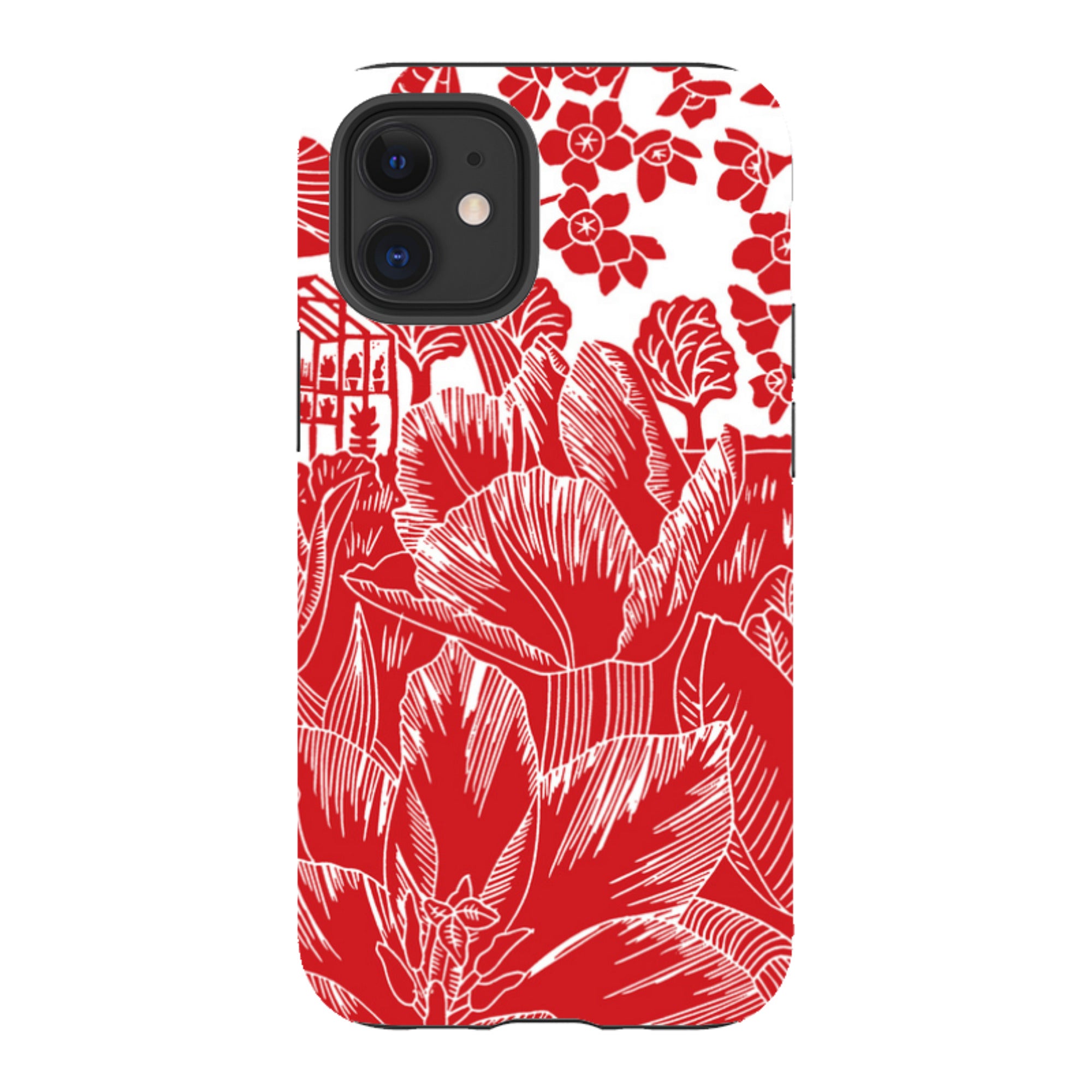 iPhone Tough Case - Tulip Silhouette By Kate Heiss