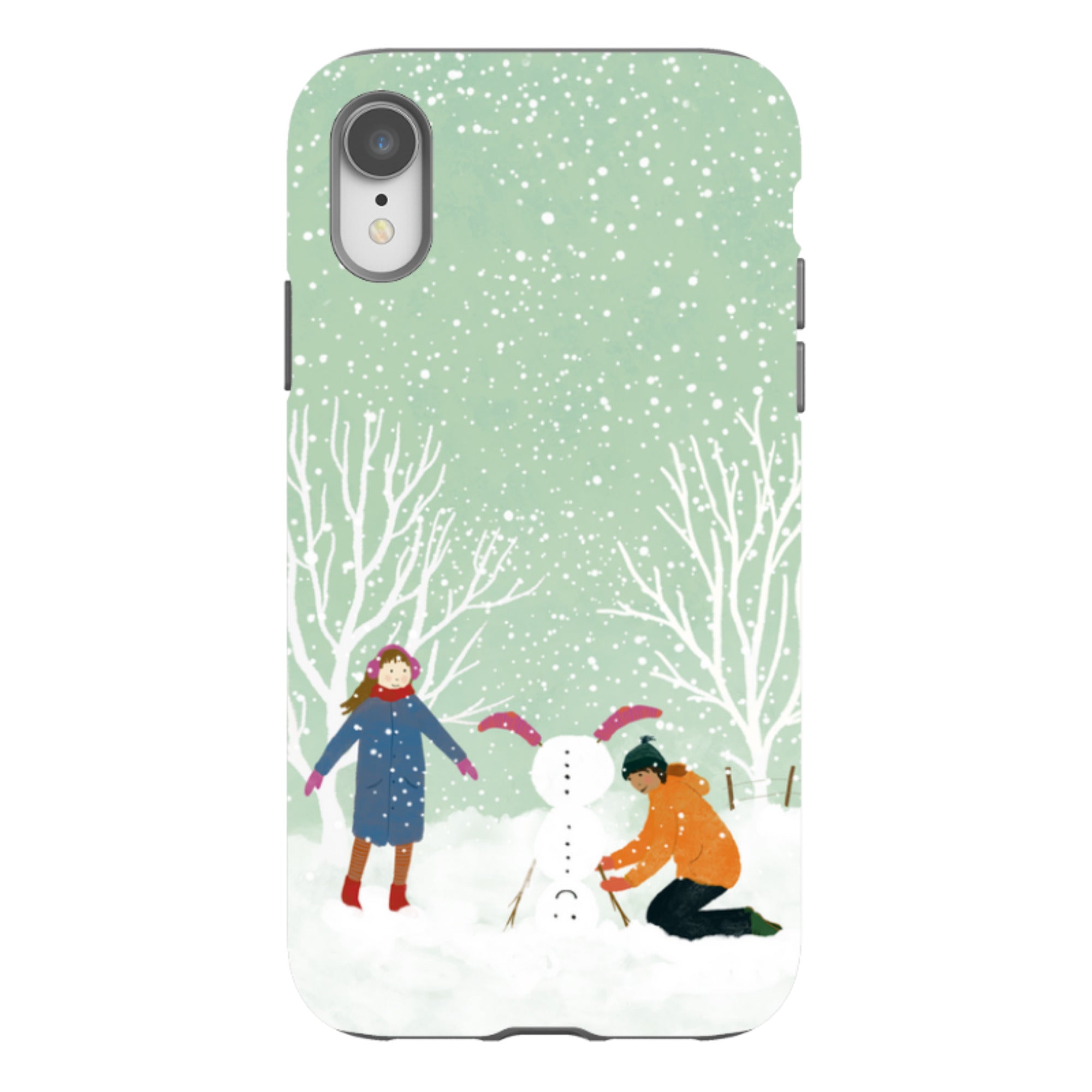 iPhone Tough Case - Snowball Building By Katherine Quinn
