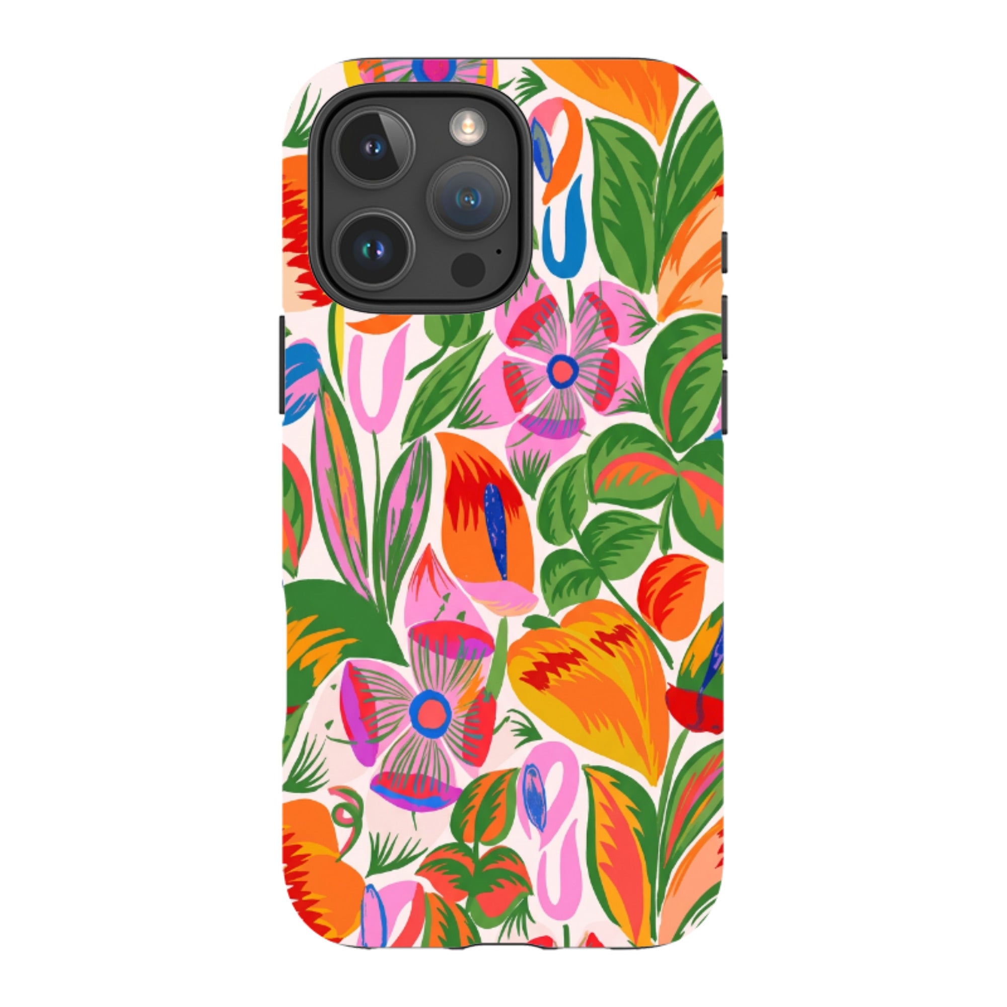 iPhone MagSafe Tough Case - Vintage Tropical Floral