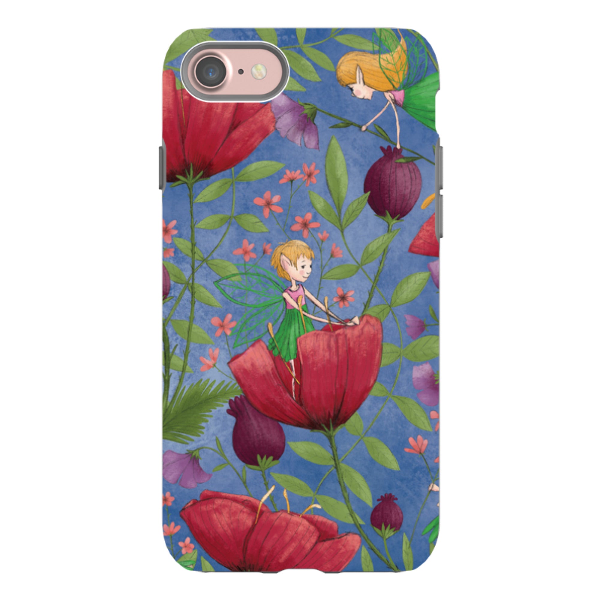 iPhone Tough Case - Fairies And Flowers By Maja Lindberg