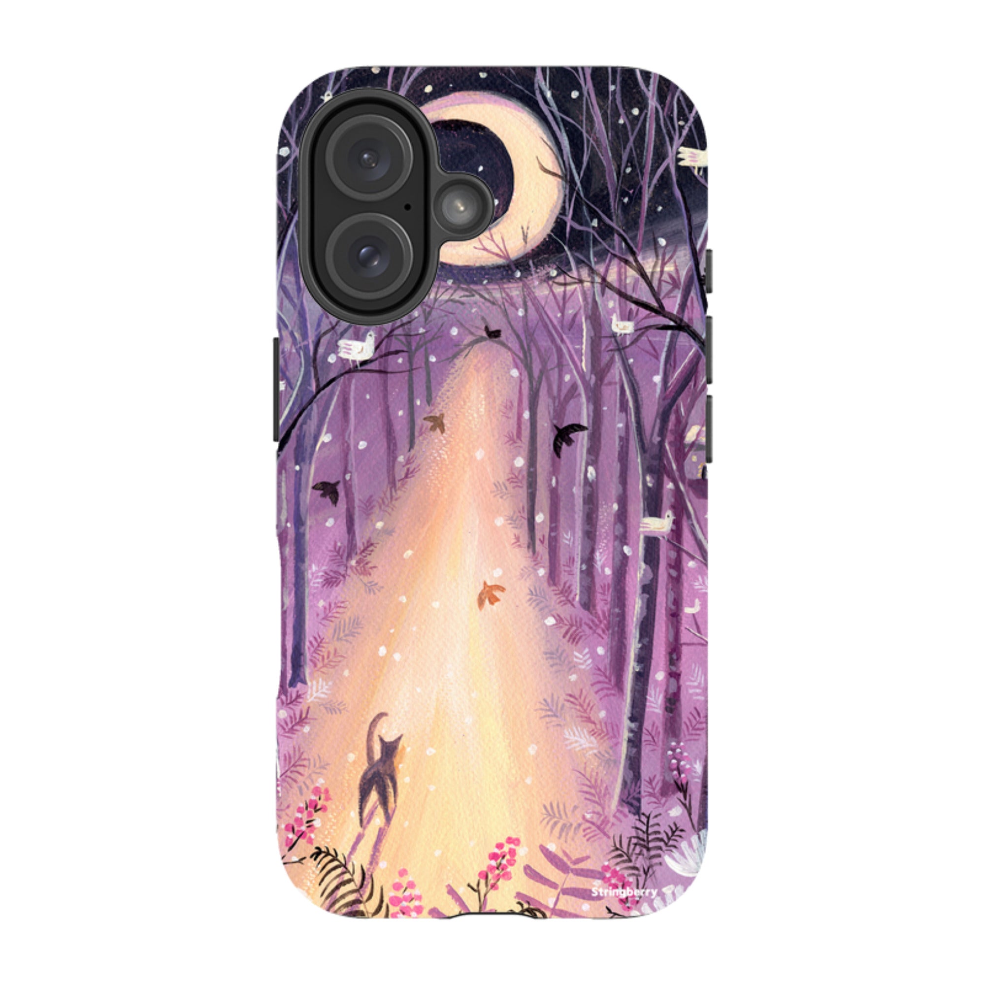 iPhone Tough Case - Forest Cat By Mary Stubberfield