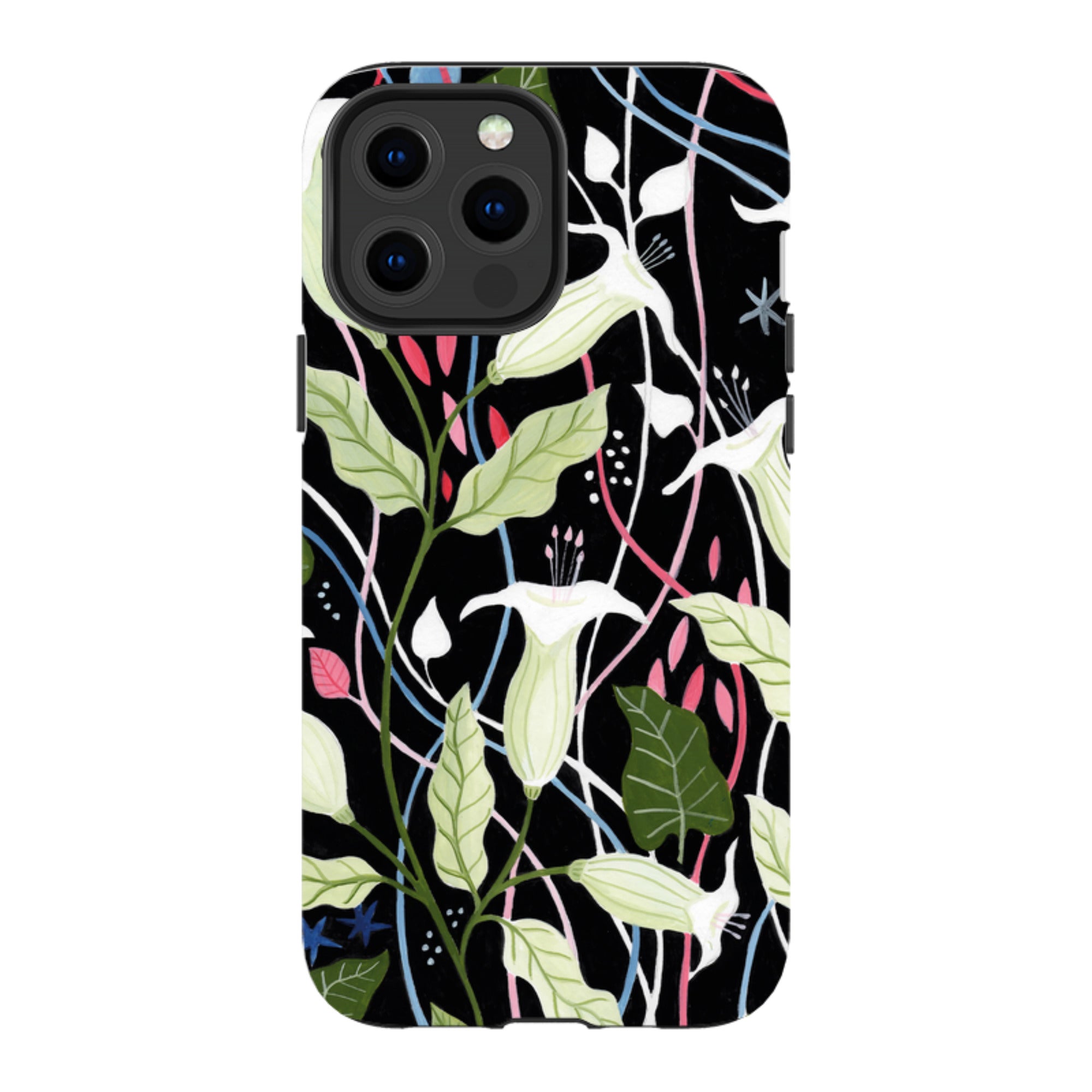 iPhone Tough Case - Trumpet Flowers By Bex Parkin