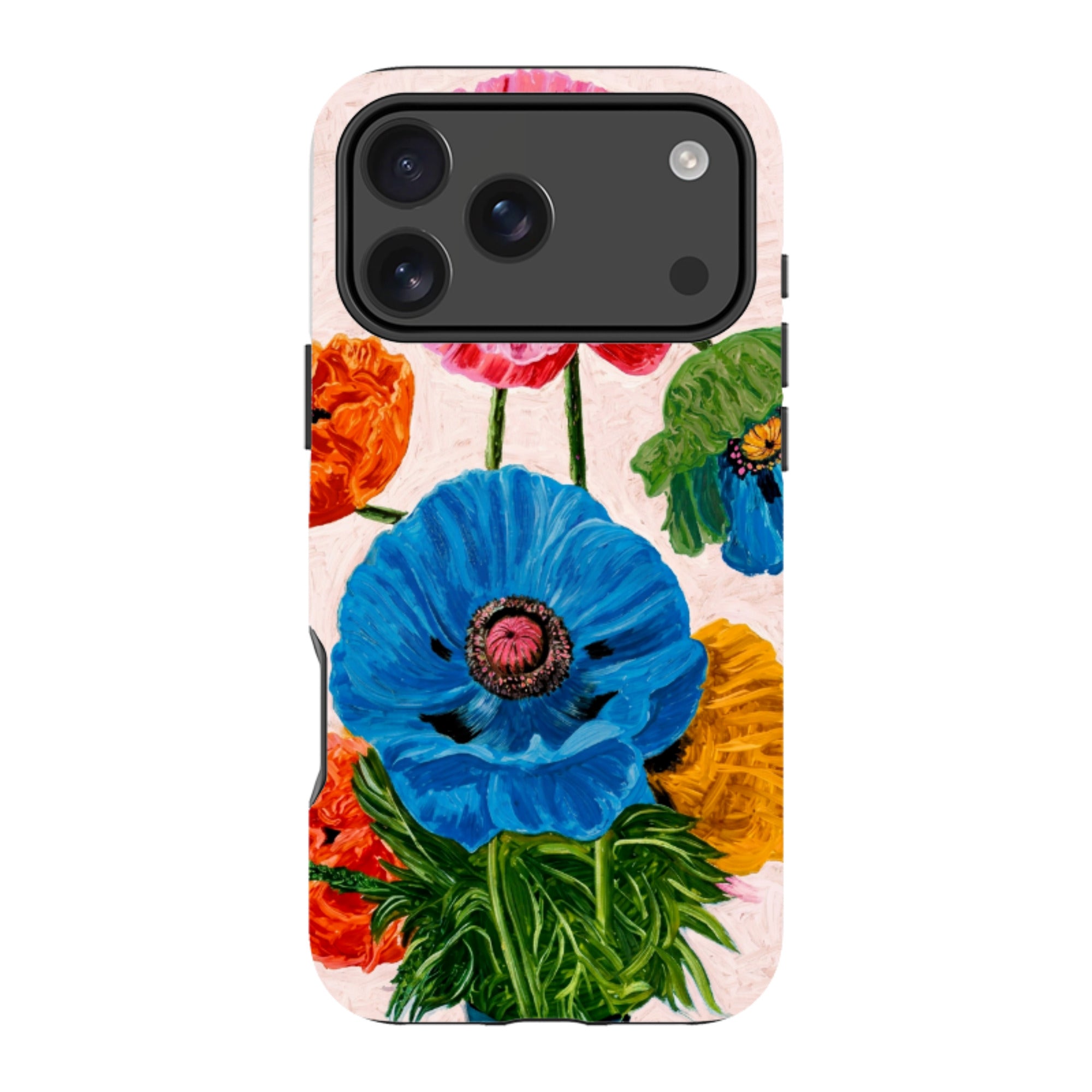 iPhone MagSafe Tough Case - Kisling Poppy Pink