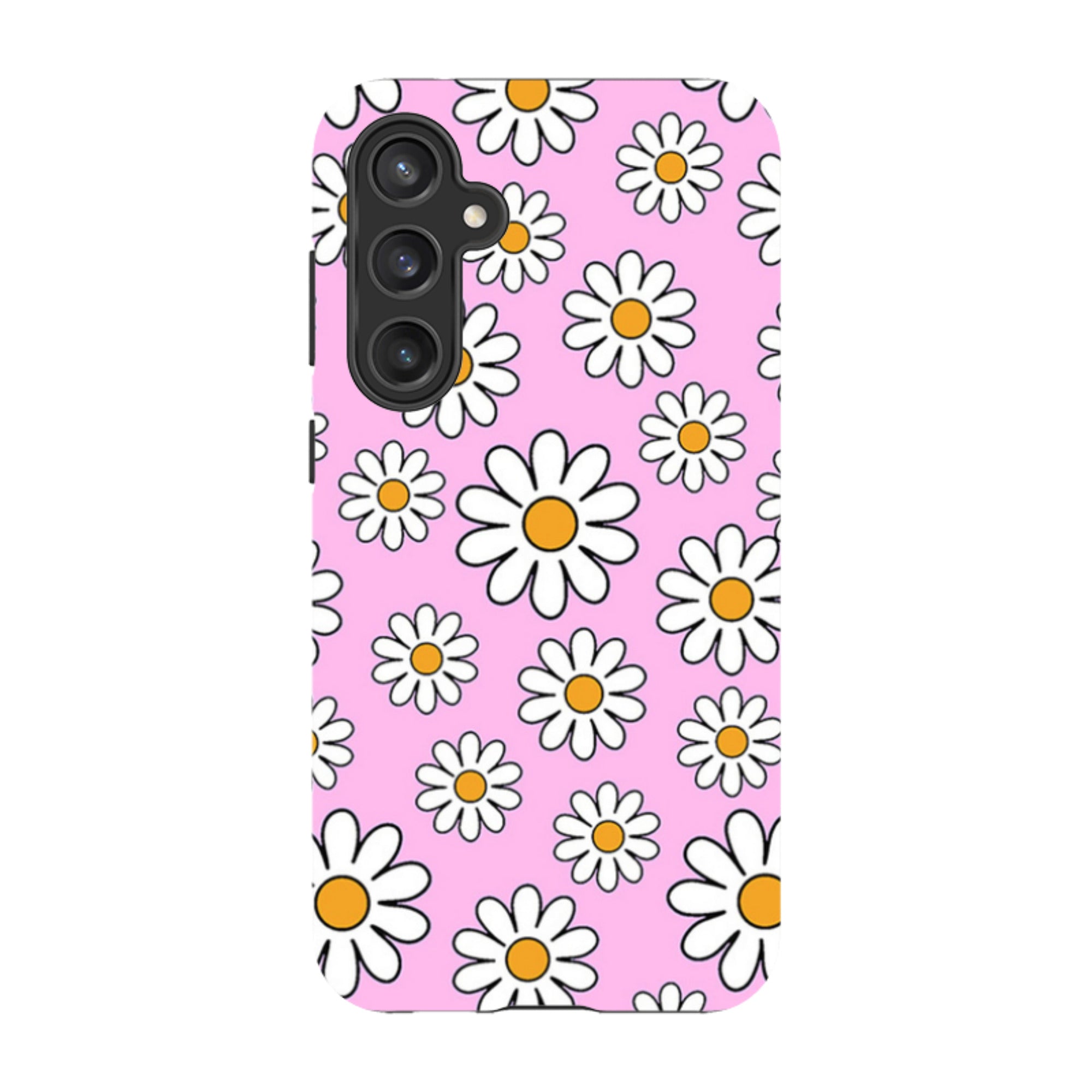 Samsung Tough Case - Pink Daises