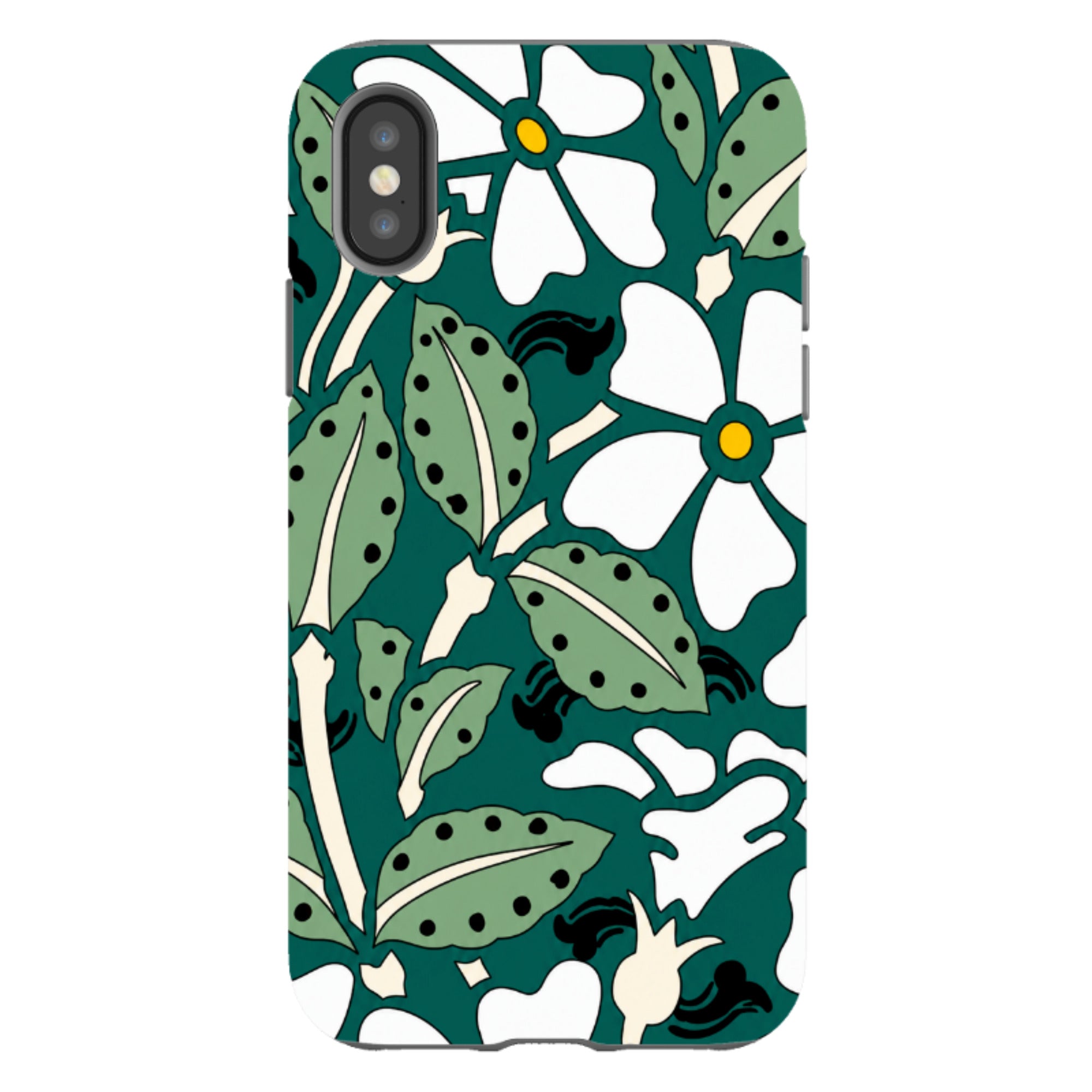 iPhone Tough Case - Vintage Woodblock Print
