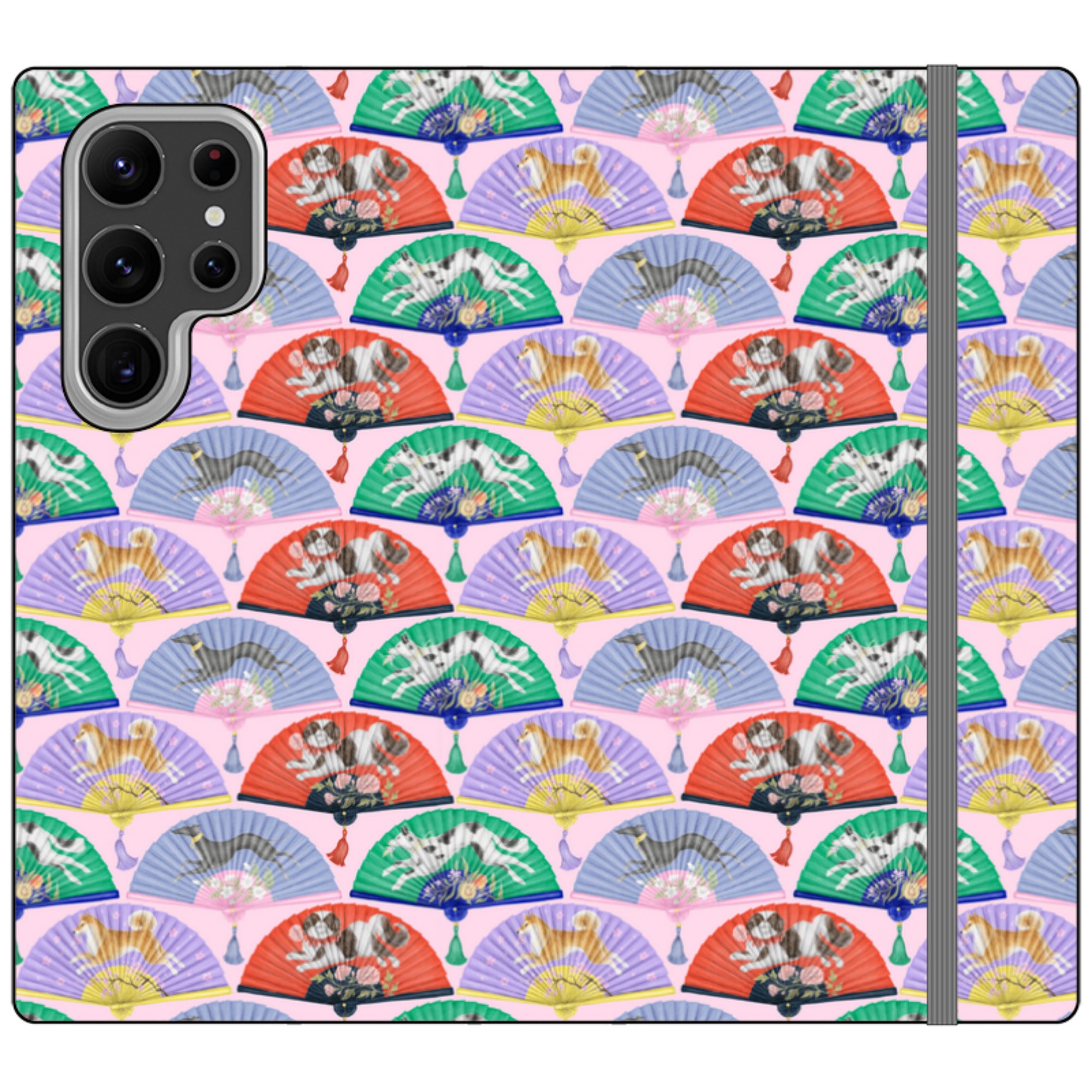Dog Fan Wallet Case By Catherine Rowe