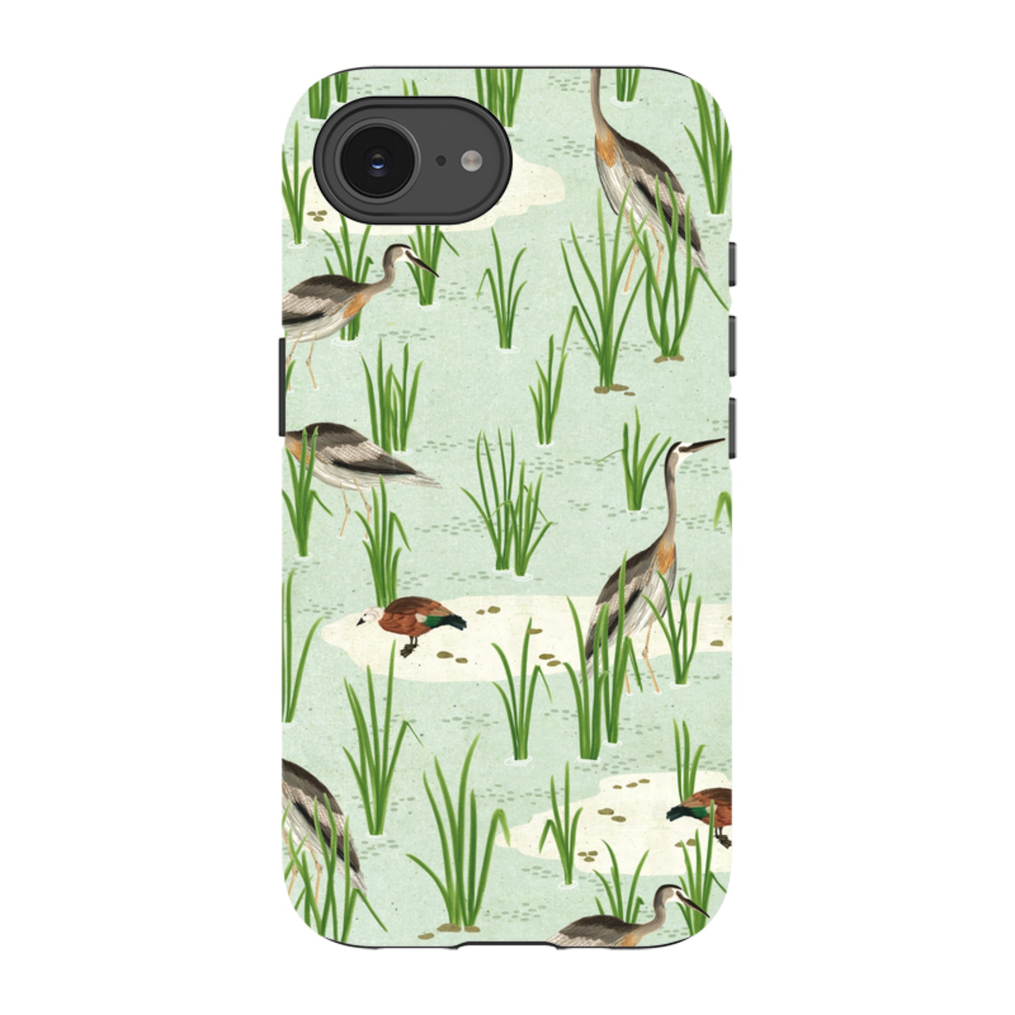 iPhone Tough Case - Wet Lands By Katherine Quinn