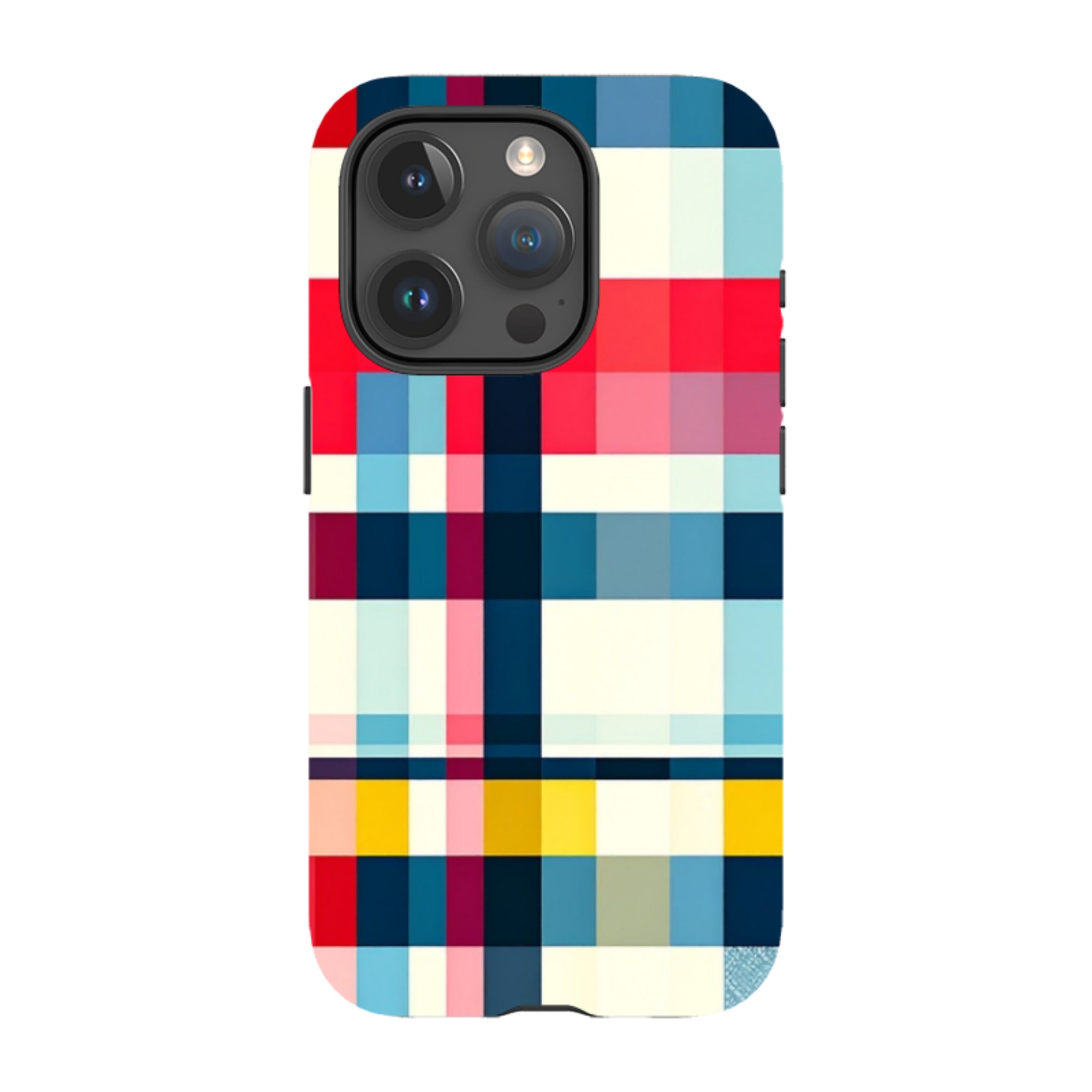 iPhone Tough Case - Cancun Gingham