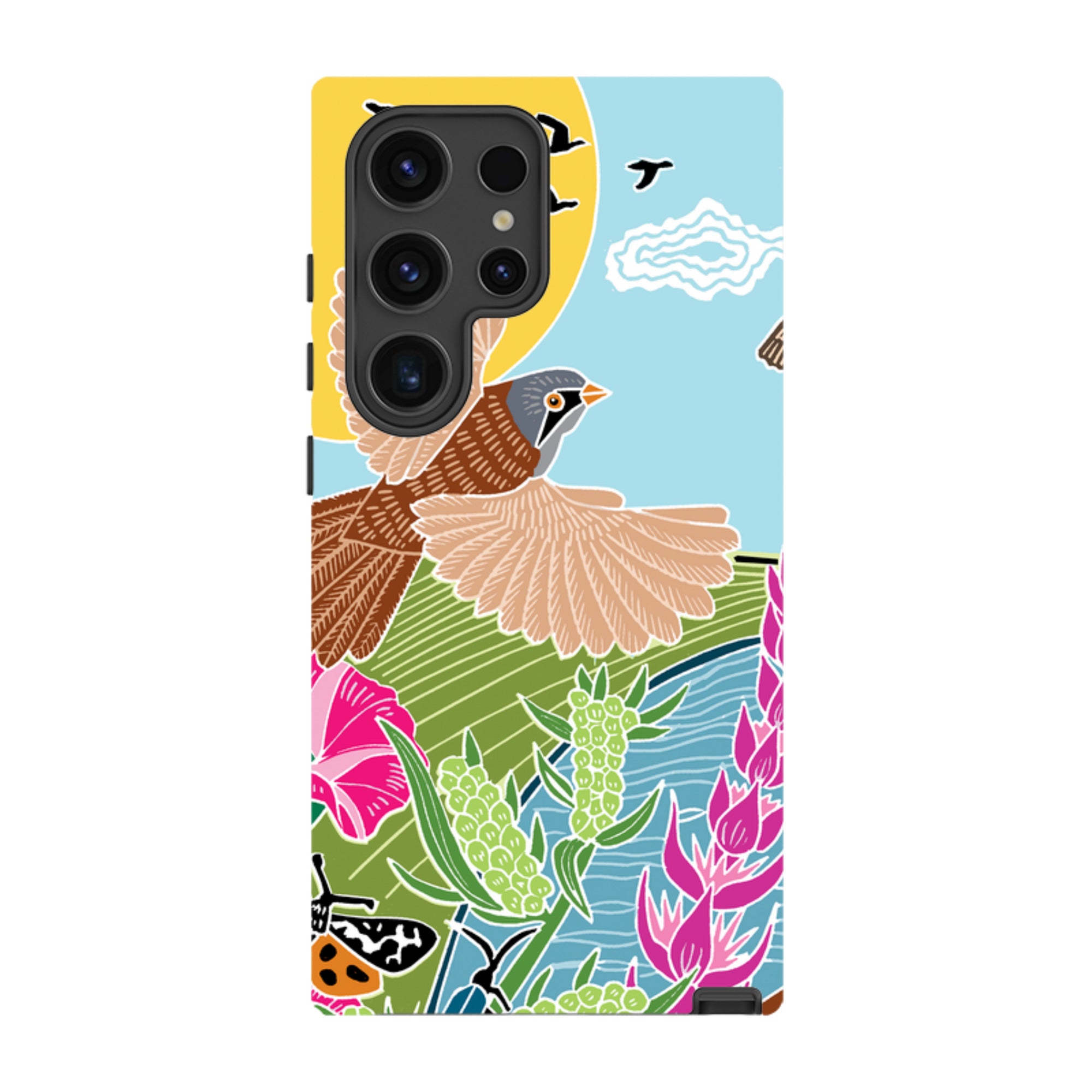 Samsung Tough Case - Bearded Tits By Kate Heiss