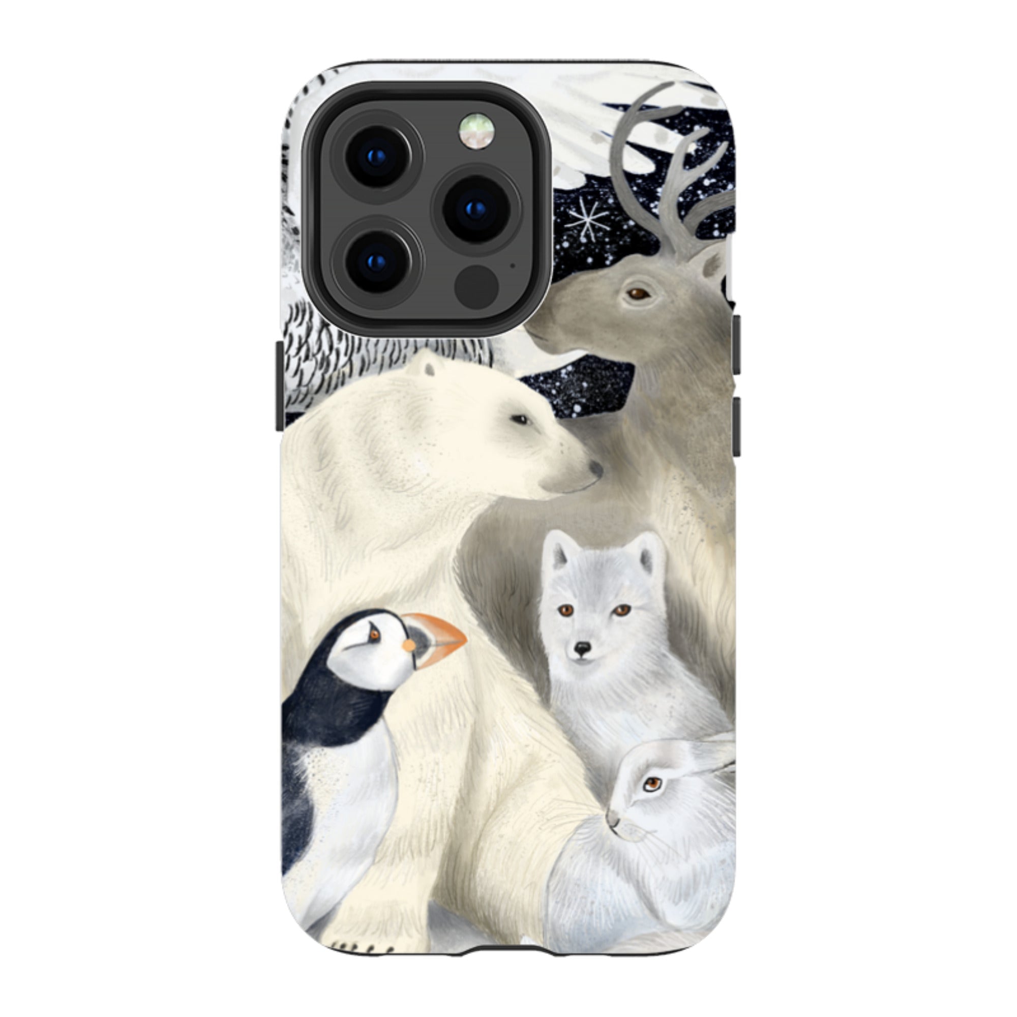 iPhone Tough Case - Creatures Of The North By Bex Parkin