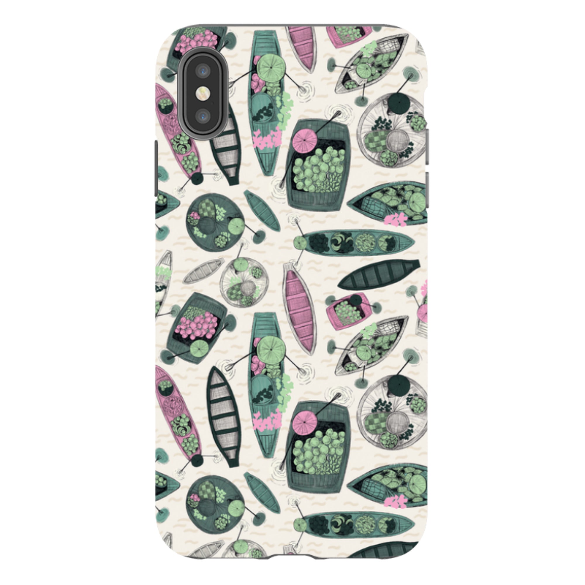 iPhone Tough Case - Floating Markets B By Jade Mosinski