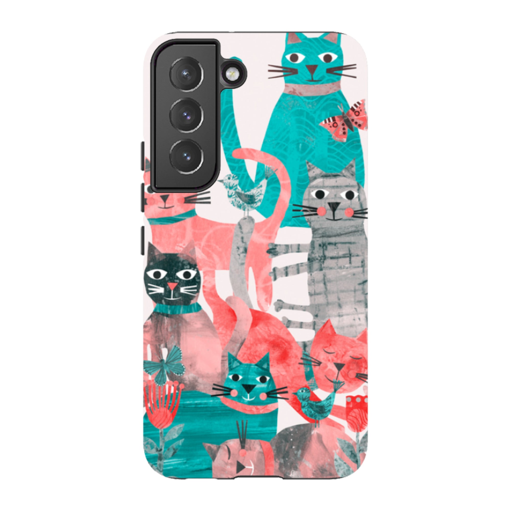 Samsung Tough  Case - Cat Party II By Tracey English