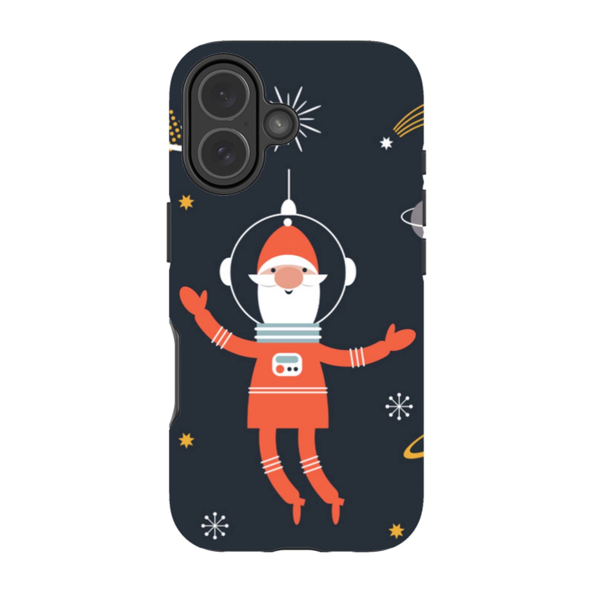 iPhone Tough Case - Cosmic Santa