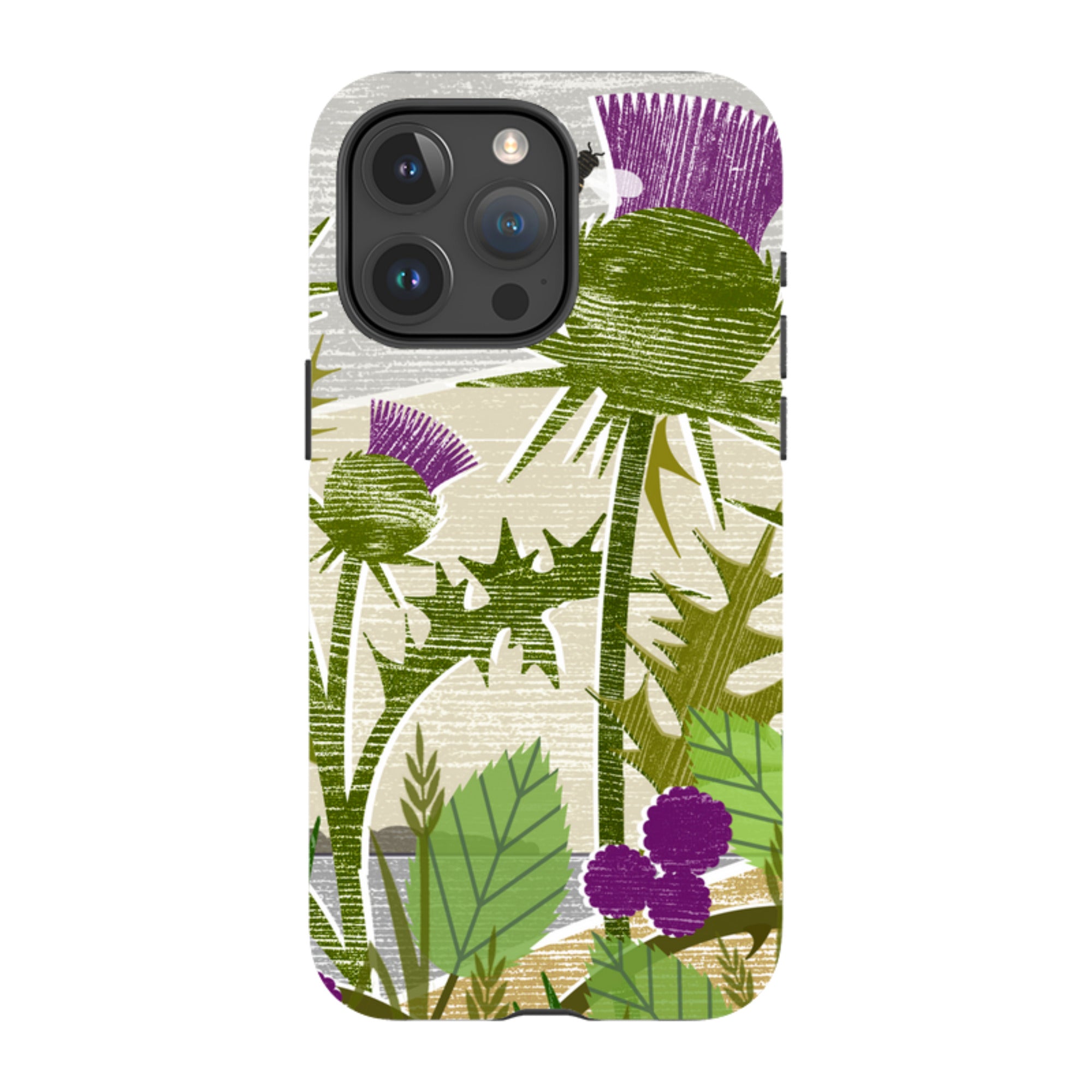 iPhone MagSafe Tough Case -  Purple Thistle By Liane Payne