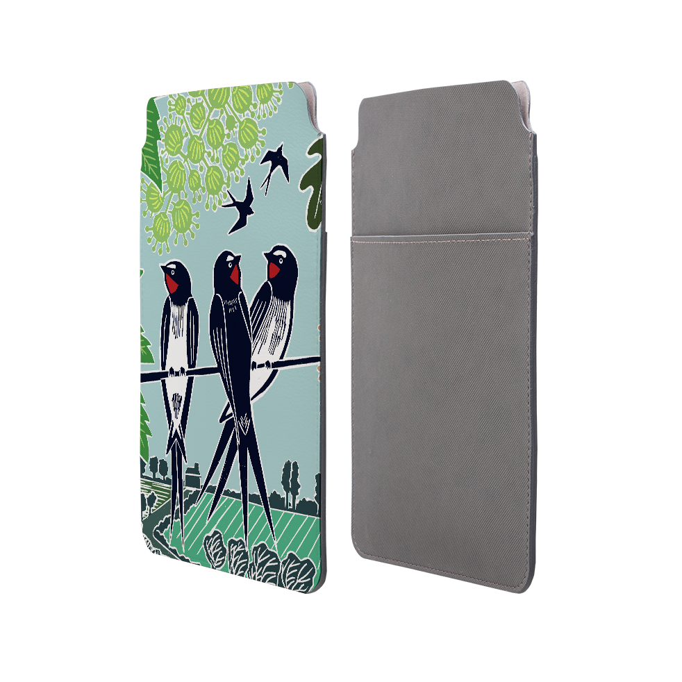 Swallows By Kate Heiss Laptop, Kindle & iPad Sleeve