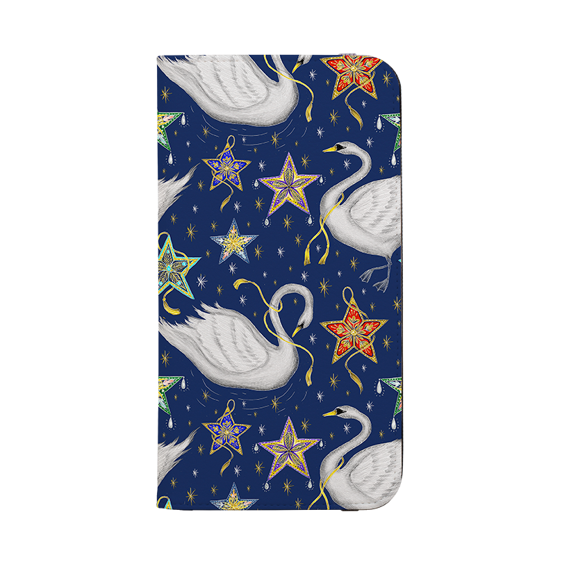 Swan Pattern By Catherine Rowe Wallet case