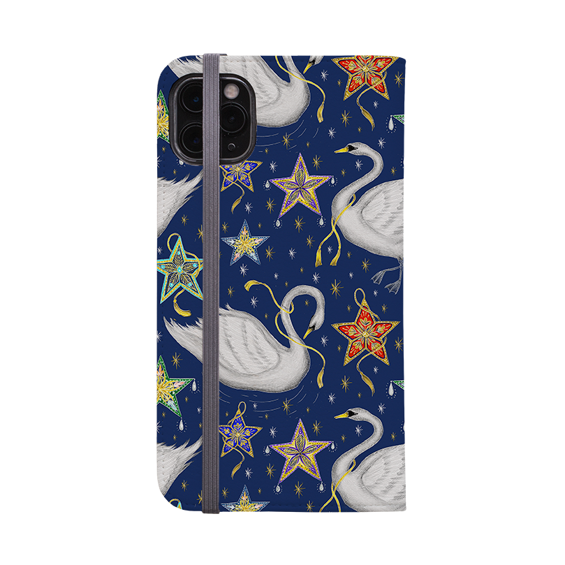 Swan Pattern By Catherine Rowe Wallet case