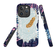iPhone MagSafe Tough Case - Swimming Tiger By Bex Parkin