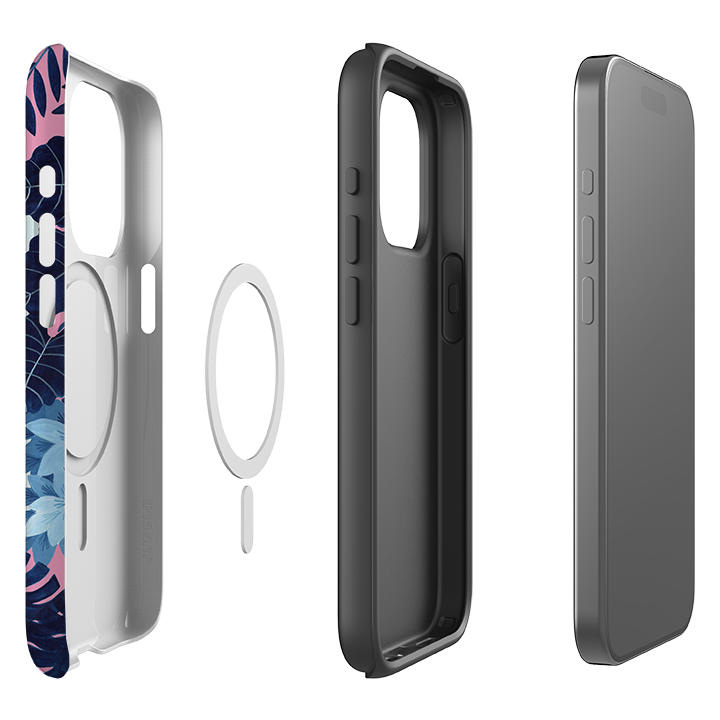 iPhone MagSafe Tough Case - Swimming Tiger By Bex Parkin
