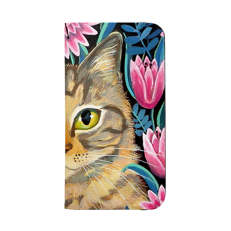 Tabby Cat Wallet Case By Mary Stubberfield