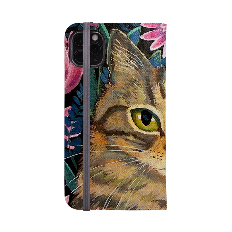 Tabby Cat Wallet Case By Mary Stubberfield