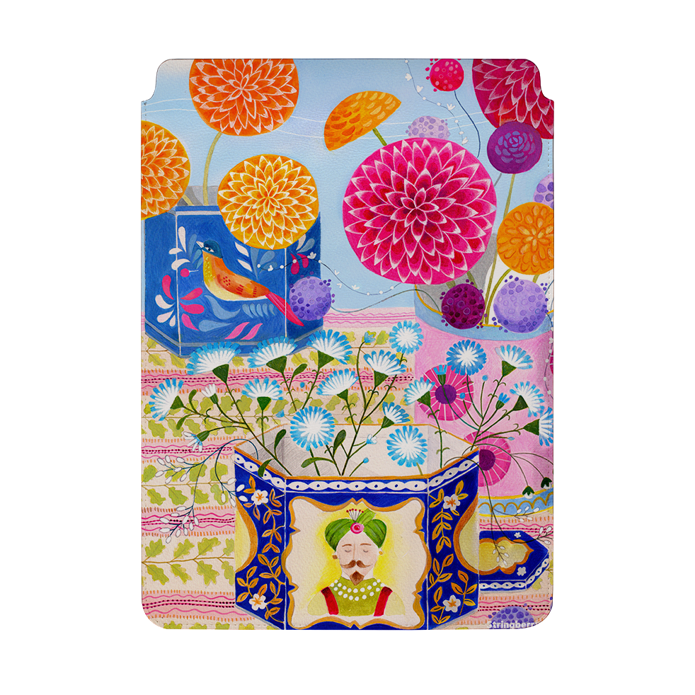 Tea Caddies By Bex Parkin Laptop, Kindle & iPad Sleeve