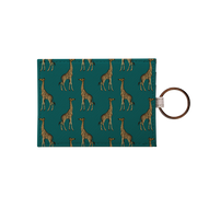 Teal Giraffe Card Holder