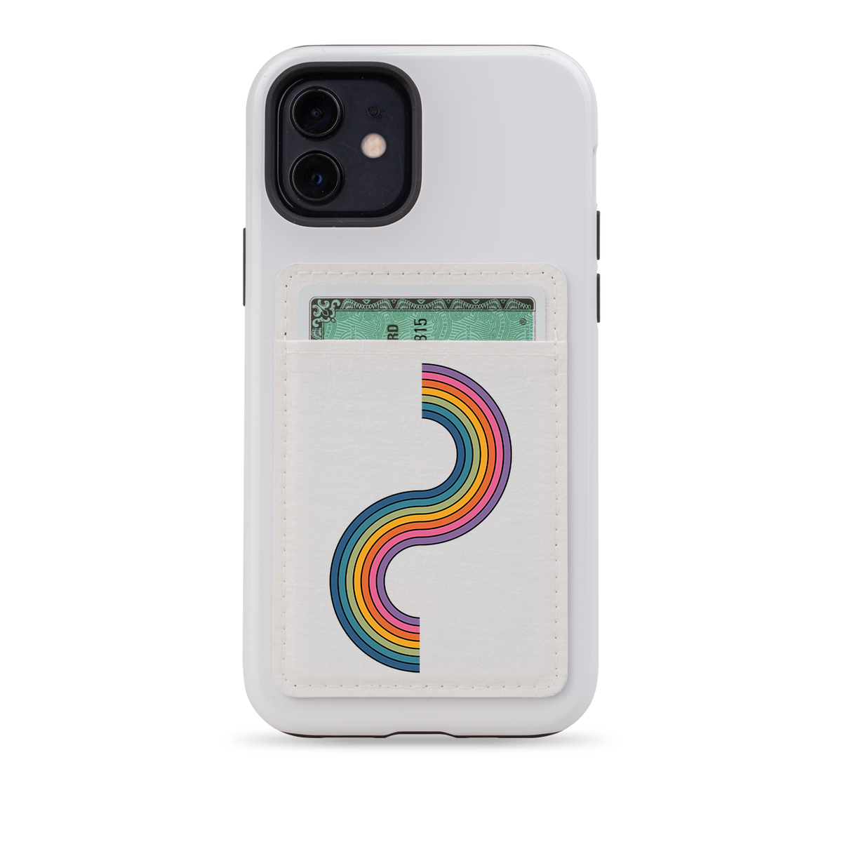 Technicolor III MagSafe Wallet- White