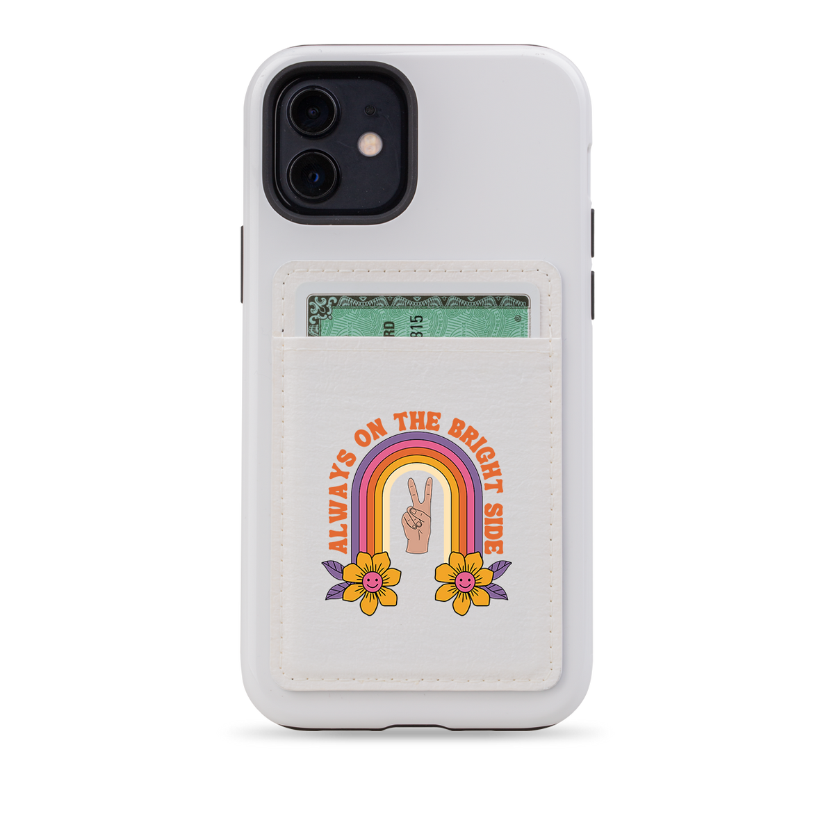 The Bright Side MagSafe Wallet- White