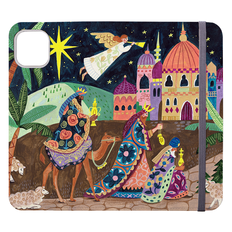 Three Wise men Wallet Case By Caroline Bonne Muller