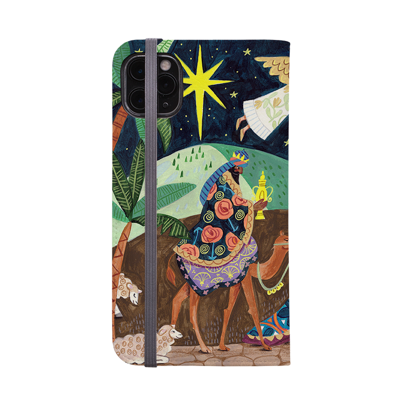 Three Wise men Wallet Case By Caroline Bonne Muller