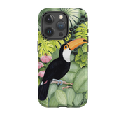 iPhone Tough Case - Toucan In Leaves By Bex Parkin