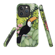 iPhone MagSafe Tough Case - Toucan In Leaves By Bex Parkin