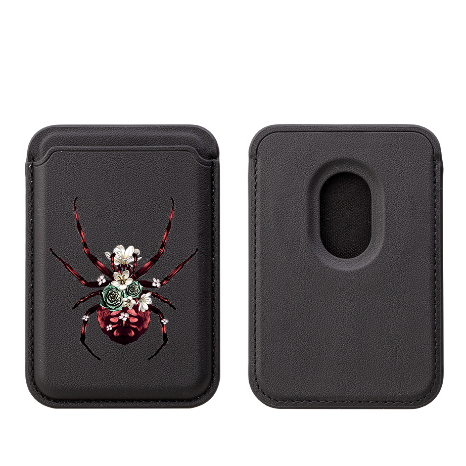 Tracy's Spider MagSafe Wallet- Black