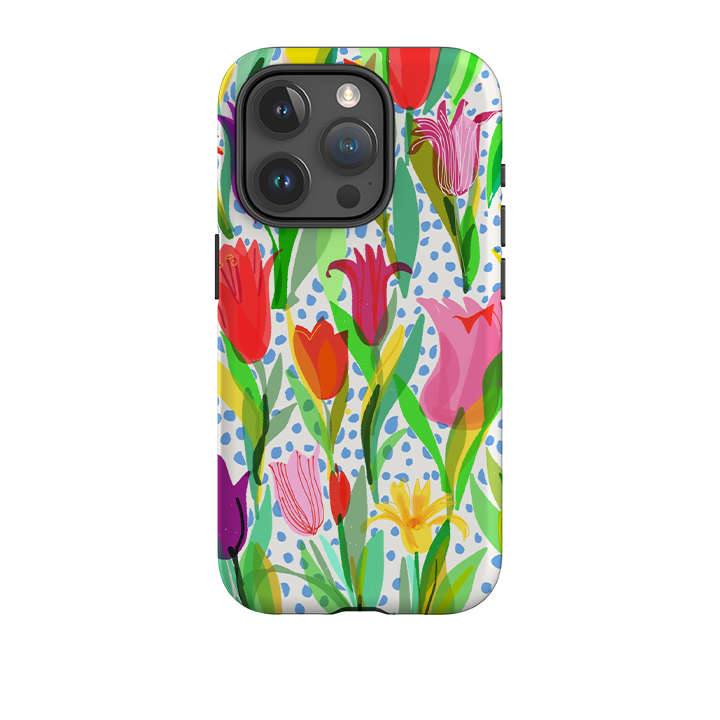 iPhone Tough Case - Tulips By Sarah Campbell