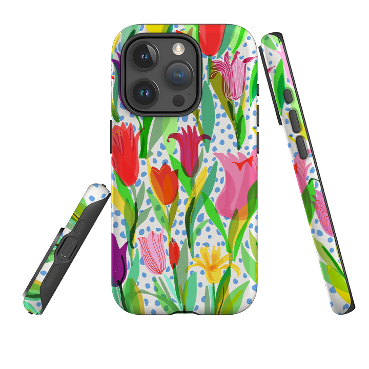 iPhone Tough Case - Tulips By Sarah Campbell