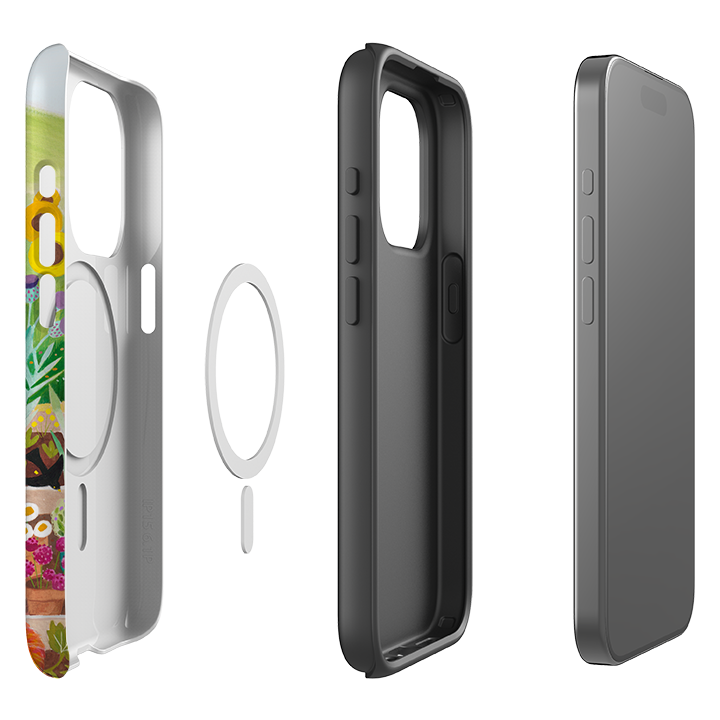 iPhone MagSafe Tough Case - Veg Garden By Bex Parkin