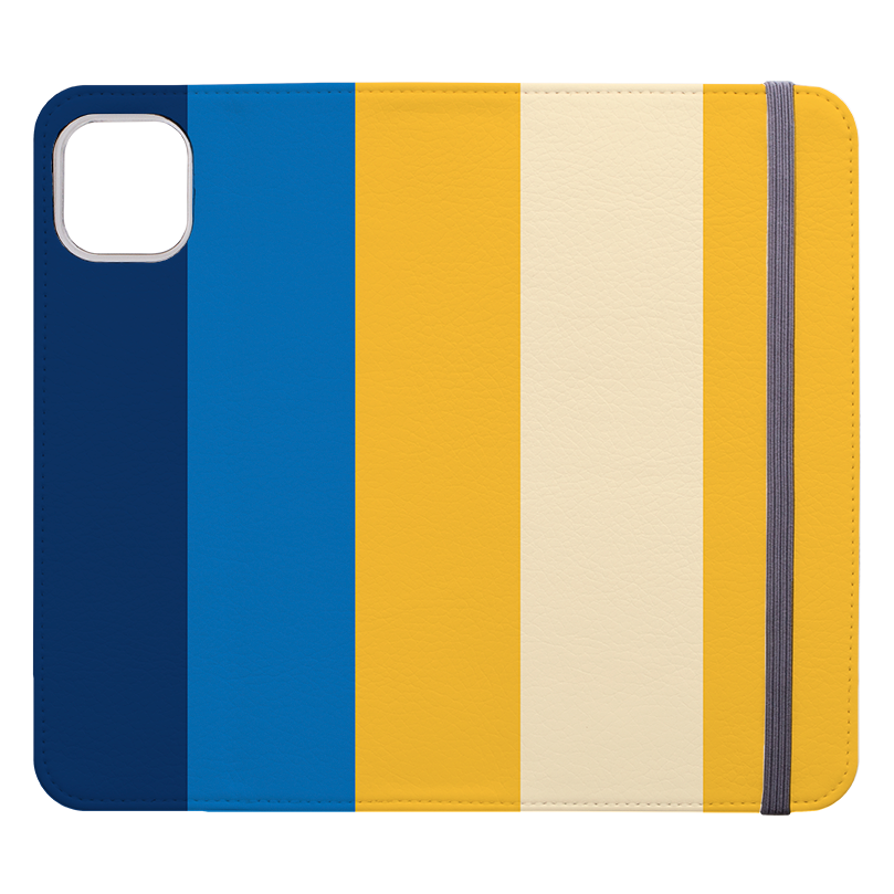 Vertical Stripe Wallet Case New York Chroma