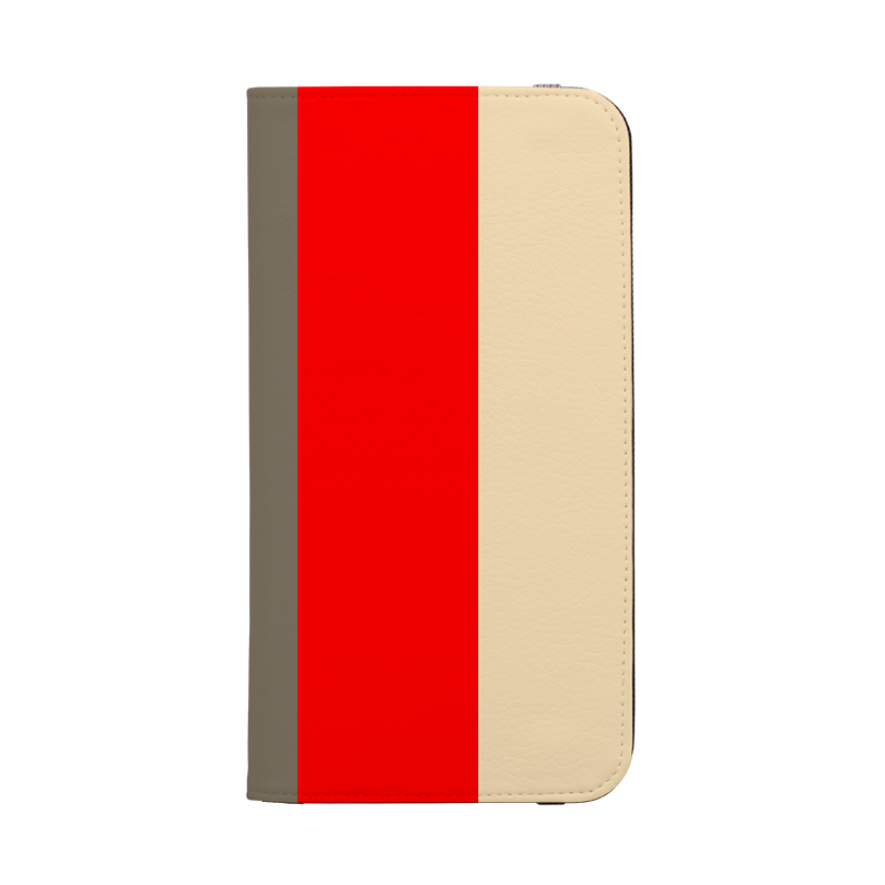 Vertical Stripe Wallet Case Paris Chroma