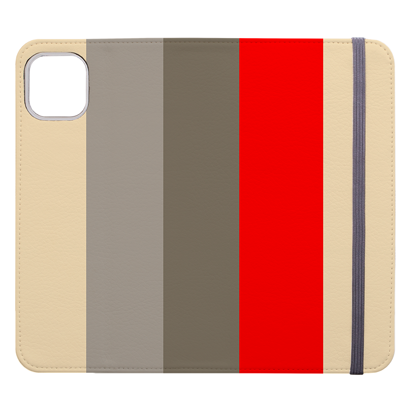 Vertical Stripe Wallet Case Paris Chroma