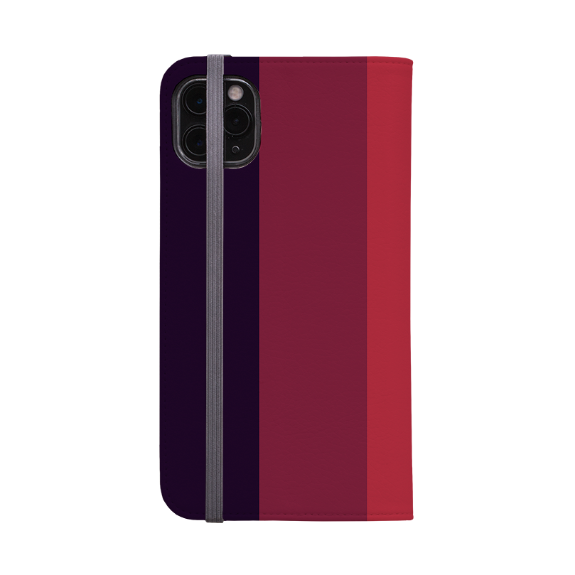 Vertical Stripe Wallet Case Tokyo Chroma