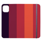 Vertical Stripe Wallet Case Tokyo Chroma