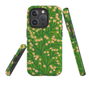iPhone MagSafe Tough Case - Vine Pink and Teal By Katherine Quinn