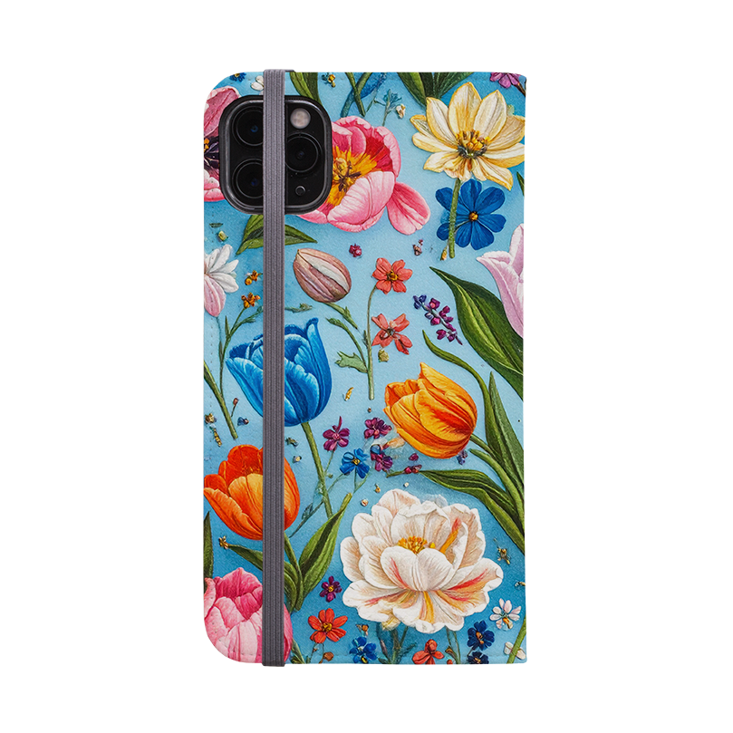 Vintage Summer Floral Wallet Case
