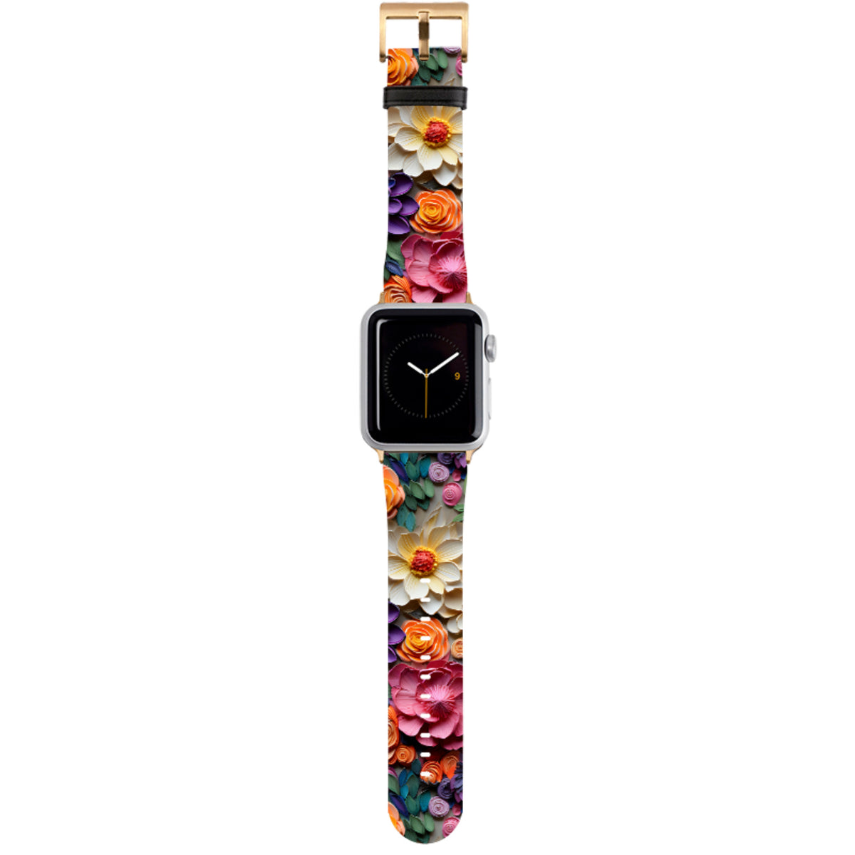 Violettes florales Apple Watch Armband