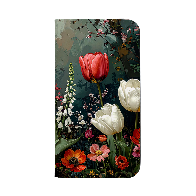 Vyne White Tulips Wallet Case