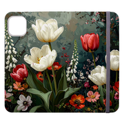 Vyne White Tulips Wallet Case