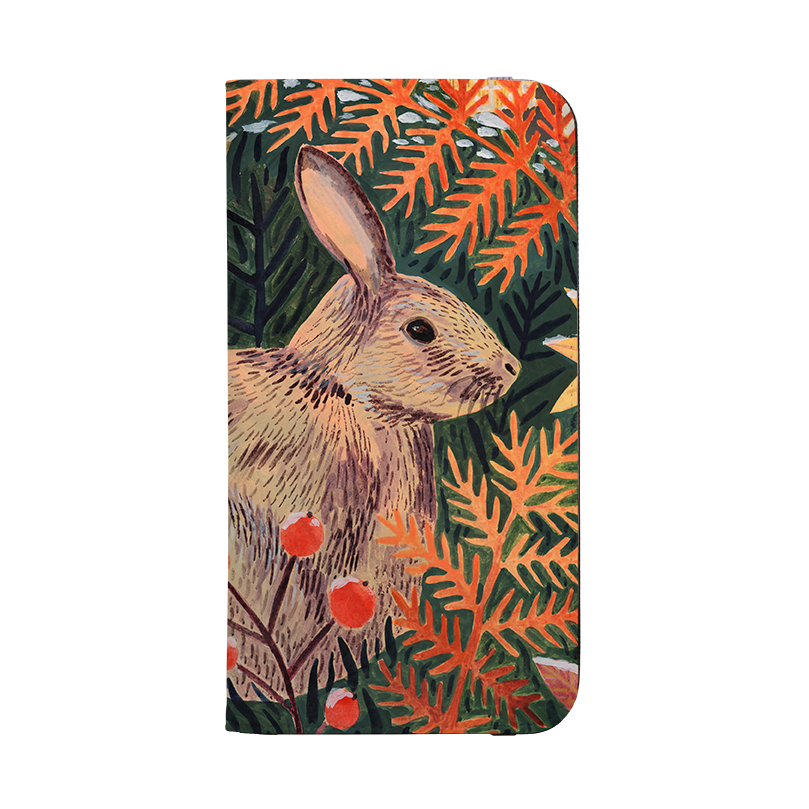 Rabbit Wallet Case By Lee Foster Wilson