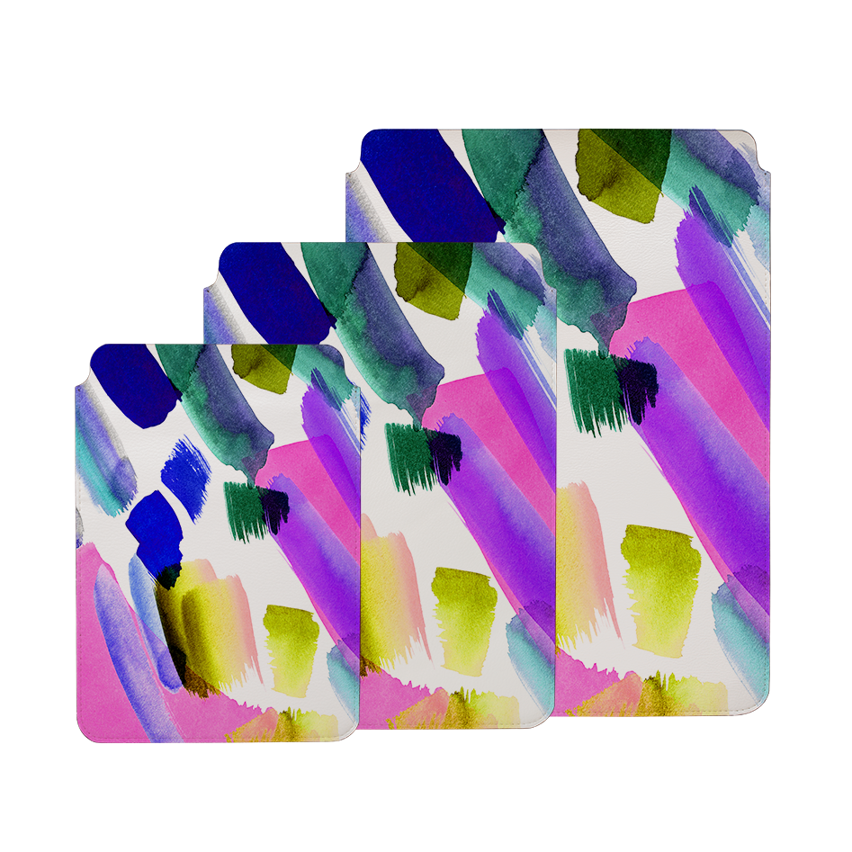 Watercolouring 2 By Kitty Joseph Laptop, Kindle & iPad Sleeve